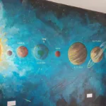 Wall art - kids room - Solar System design