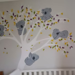 Koala Bear Nursery Mural